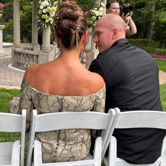 Alexander by Daymor Style #2054F24 Gold Mother of the Bride Dress Size 8 - Picture 5 of 7